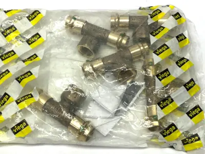 New | in-Stock Viega ProPress Tee, Bronze Press Conn. x FPT 1/2 x 1/2 x 1/2" PACK OF 5 Plumbing Equipment Michigan US | Maverick Industrial Sales #1483254
