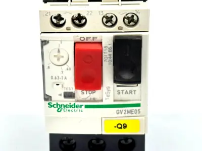 GV2ME05 | Schneider Electric  Motor Circuit Breaker 0.63-1A 3P - Used