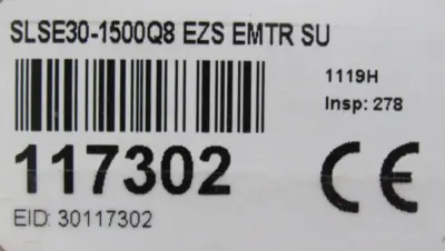 NEW BANNER SLSE30-1500Q8 LIGHT CURTAIN EMITTER 117302 SLSE301500Q8