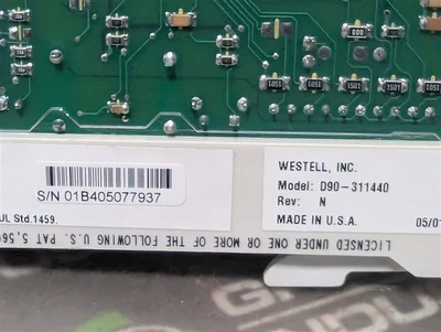 Westell D90-311440 NIU PM Performance Monitor Module Rev. N Used