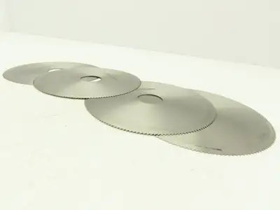 Metso RAUZ445349 D1 Blades Right Handed Beveled One Side 6-1/4" OD Lot of 4