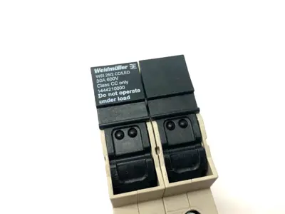 New | in-Stock WEIDMÜLLER FUSE TERMINAL BLOCK 2-POLE BEIGE 30A 600V Fuses | Maverick Industrial Sales #1108997
