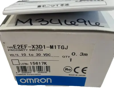 NEW OMRON E2EF-X3D1-M1TGJ 0.3M PROXIMITY SENSOR E2EFX3D1M1TGJ03M