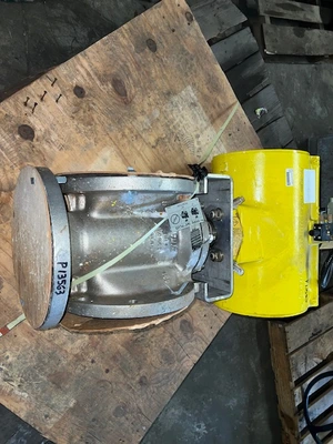 8" Stainless Steel Tufline 3 way AX Plug Valve , Air Operated