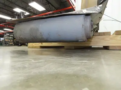 Turbo Chip Conveyor 16"W x 60" Infeed 40-43" Discharge Height  *No Drive*