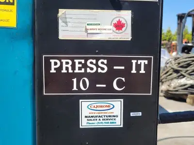 Used 2006 CAJOROMI PRESS-IT 10/C H-Frame Presses British Columbia CA | Lenmark #280001