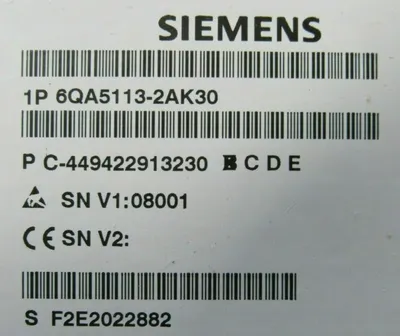 NEW SIEMENS 6QA5113-2AK30 THYRISTOR MODULE 6QA51132AK30