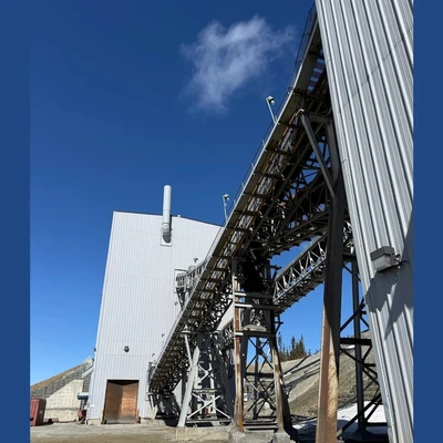 36in Wide x 242ft Long Channel Conveyor
