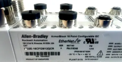 ALLEN BRADLEY 1732E-16CFGM12QCR I/O ARMOUR BLOCK SER. A NEW, SURPLUS