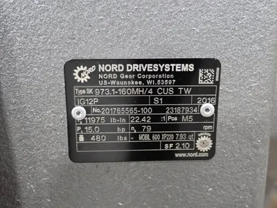 Nord 15.0 Hp Gear Drive