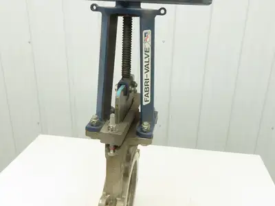 ITT Fabri-Valve C67R304  8" Stainless Knife Gate Valve Rising Stem 150 CWP