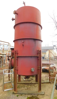 USED UNION CARBIDE 1400 GALLON CLOSED STORAGE VESSEL