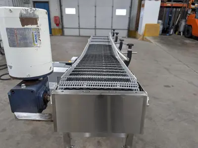 Laughlin SS Plastic Belt Incline Conveyor