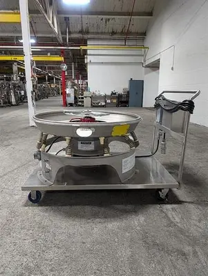 Sweco model MX48Y686EPP4SDSETLWC  48" diameter single deck sifter (base only)