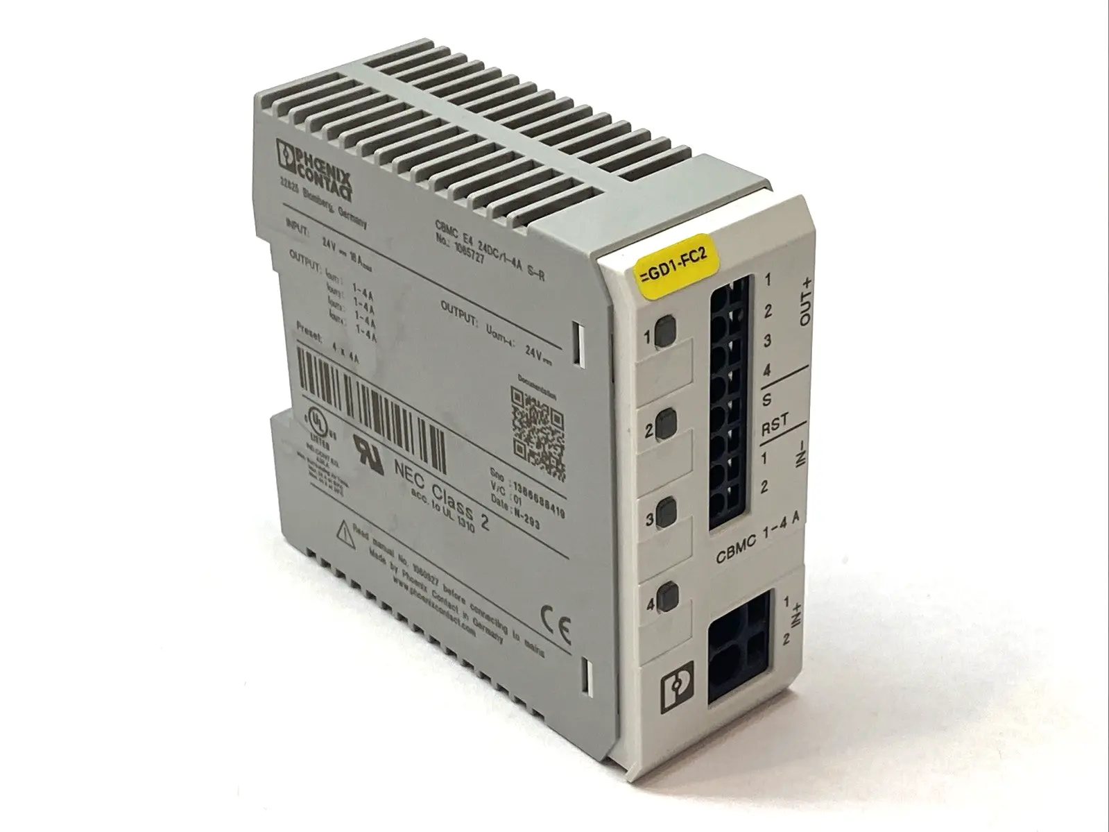 Used Phoenix Contact Electronic Circuit Breaker 24VDC 1065727 Circuit Breakers Michigan US | Maverick Industrial Sales #1389530