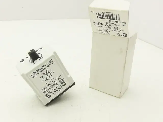 Allen Bradley 700-HT12AU120 Power On Delay Relay 120VAC 0.1-10 Second Time Delay