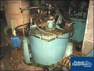 USED DELAVAL 36" X 20" DELAVAL BASKET CENTRIFUGE, 316 S/S