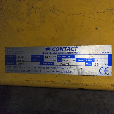 Contact FDH-1 BP Drum Grab fork attachment Max Fork