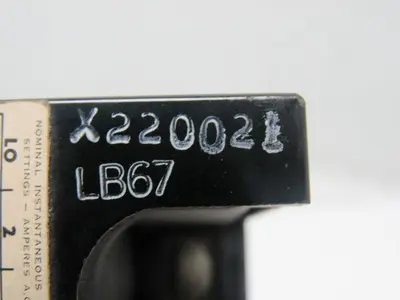 ITE X220021 ITE 3A 600V 3 Pole Molded Case Circuit Breaker EF Frame