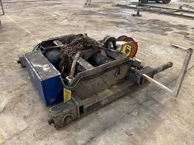 11 TON X 38' PROSERV SINGLE LEG POWERED GANTRY CRANE, NEW 2015: YOBRO #24061