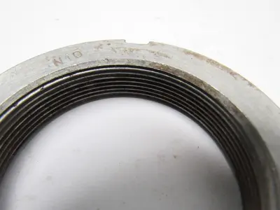 N-10 Locknuts 18 Threads per Inch 2.688" Outside Dia Lot of 3