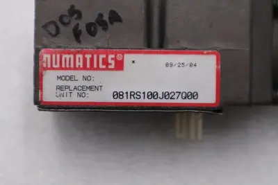 NUMATICS 081RS100J027Q00 REGULATOR VALVE STOCK H1568A