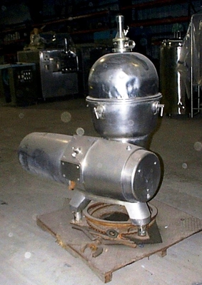 (2) De Laval 525 warm milk separators, CS/SS bowl liner.