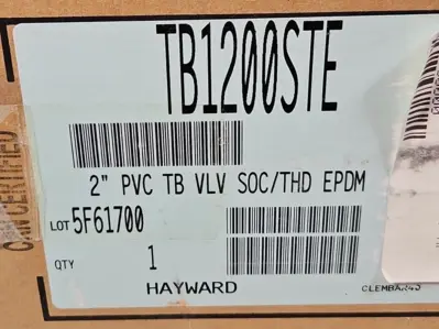 Hayward TB1200STE 2" PVC True Union Ball Valve Loc5D31