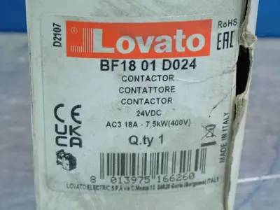 New | in-Stock LOVATO BF1801D024 PLC Contactors Ohio US | HGR 24 #1069705