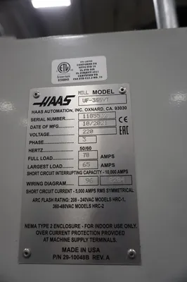 2021 HAAS VF-3SSYT Vertical Machining Centers | Machinery Resources International (4)