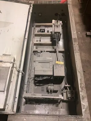 8" BUSS HOT MELT SINGLE-SCREW EXTRUDER AND PELLETIZING SYSTEM. STOCK # 0363624