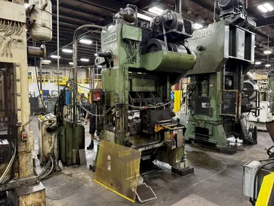100 TON MINSTER P2-100-42 PIECE MAKER STRAIGHT SIDE SSDC HIGH SPEED PRESS 6" STROKE: YOBRO #23916