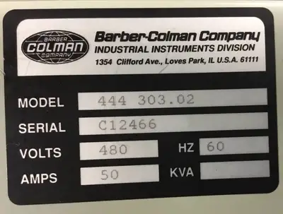 USED Barber Colman Power Controller