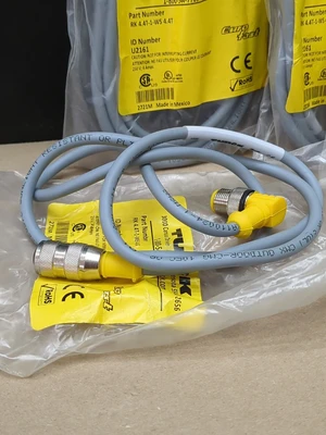 Lot Of 4 Turck RK 4.4T-1-WS 4.4T Actuator Sensor Cable (Fast Shipping)
