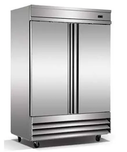 2 DOOR STAINLESS STEEL REACH-IN COOLER