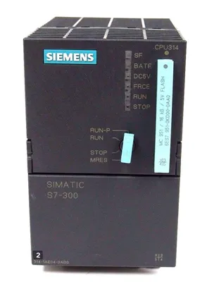 USED SIEMENS 6ES7314-1AE04-0AB0 CONTROLLER S7-300 6ES73141AE040AB0