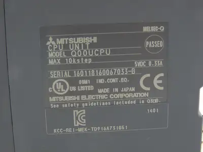 Mitsubishi Q00UCPU Melsec-Q Universal Programmable Logic Controller