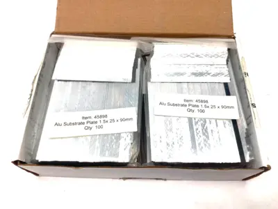 New | in-Stock HESSE ALUMINUM SUBSTRATE PLATE 1.5 X 25 X 90MM Miscellaneous MRO | Maverick Industrial Sales #1122096