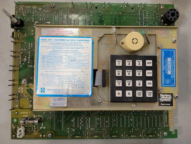 Used WELLS FARGO SECURITY PRODUCTS SMT-1 Misc Electrical & Power Parts British Columbia CA | Lenmark #254450