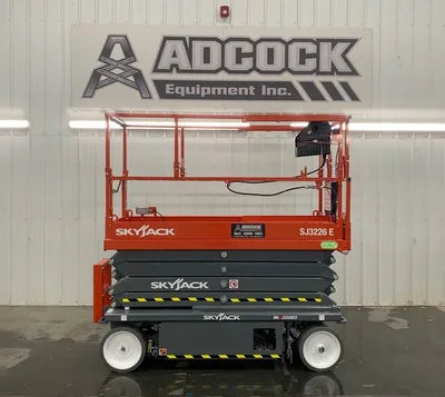 New | in-Stock 2026 SKYJACK SJ3226 E ELECTRIC SCISSOR LIFT Scissor Lifters Alberta CA | Adcock Equipment #1417634