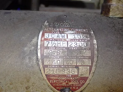 Used THE CINCINNATI ELECTRICAL TOOL CO _UNKNOWN_ Abrasive & Friction Saws Ohio US | HGR 24 #787003