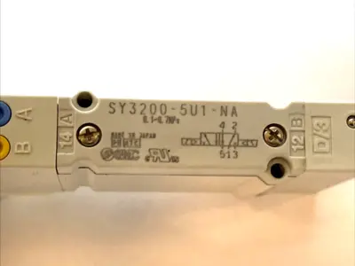 USED SMC 5‑PORT SOLENOID VALVE