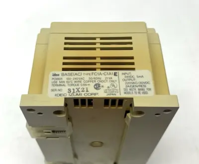 USED IDEC MICRO-1 CPU UNIT 8-INPUTS, 6-OUTPUTS, 600-STEPS PROGRAM CAPACITY