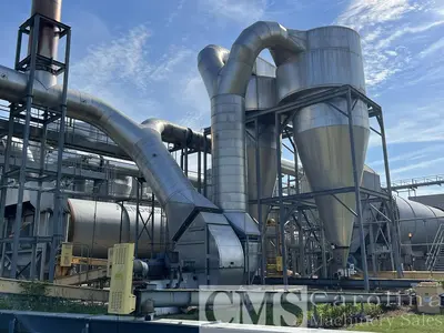 Used AEROGLIDE 13X60 STAINLESS STEEL DRUM DRYERS WITH BURNER - 2 AVAILABLE Drum Dryers North Carolina US | CAROLINA MACHINERY SALES #1439474