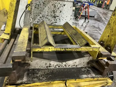 30,000 LBS X 36" PERFECTO COIL FEED LINE, COIL REEL UNCOILER & STRAIGHTENER: YOBRO #24871