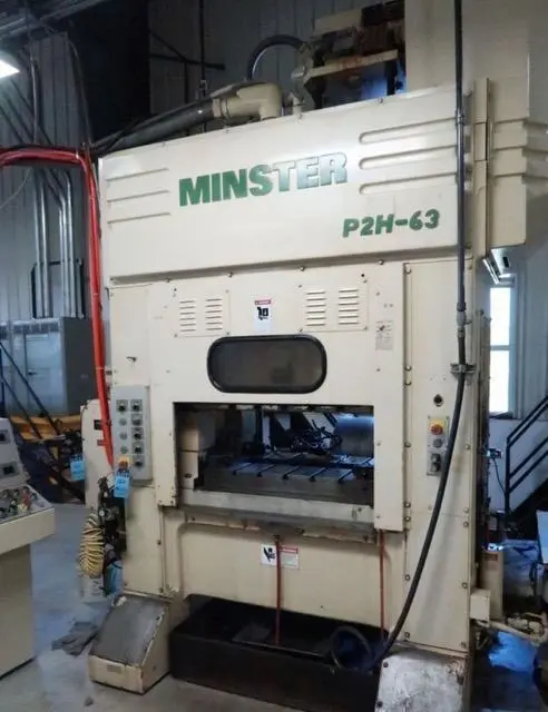 Used MINSTER P2H-63-39 Straight Side Presses | D & D Industries #438493
