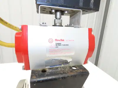 FlowTek 4-150 4" Stainless Ball Valve & Pneumatic Actuator Assembly DAB092