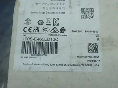 NEW ALLENBRADLEY 100SE460ED12C