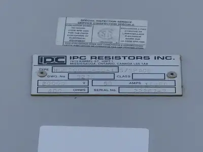 USED 2004 IPC RESISTORS NGR20000-50-10S/SPACE