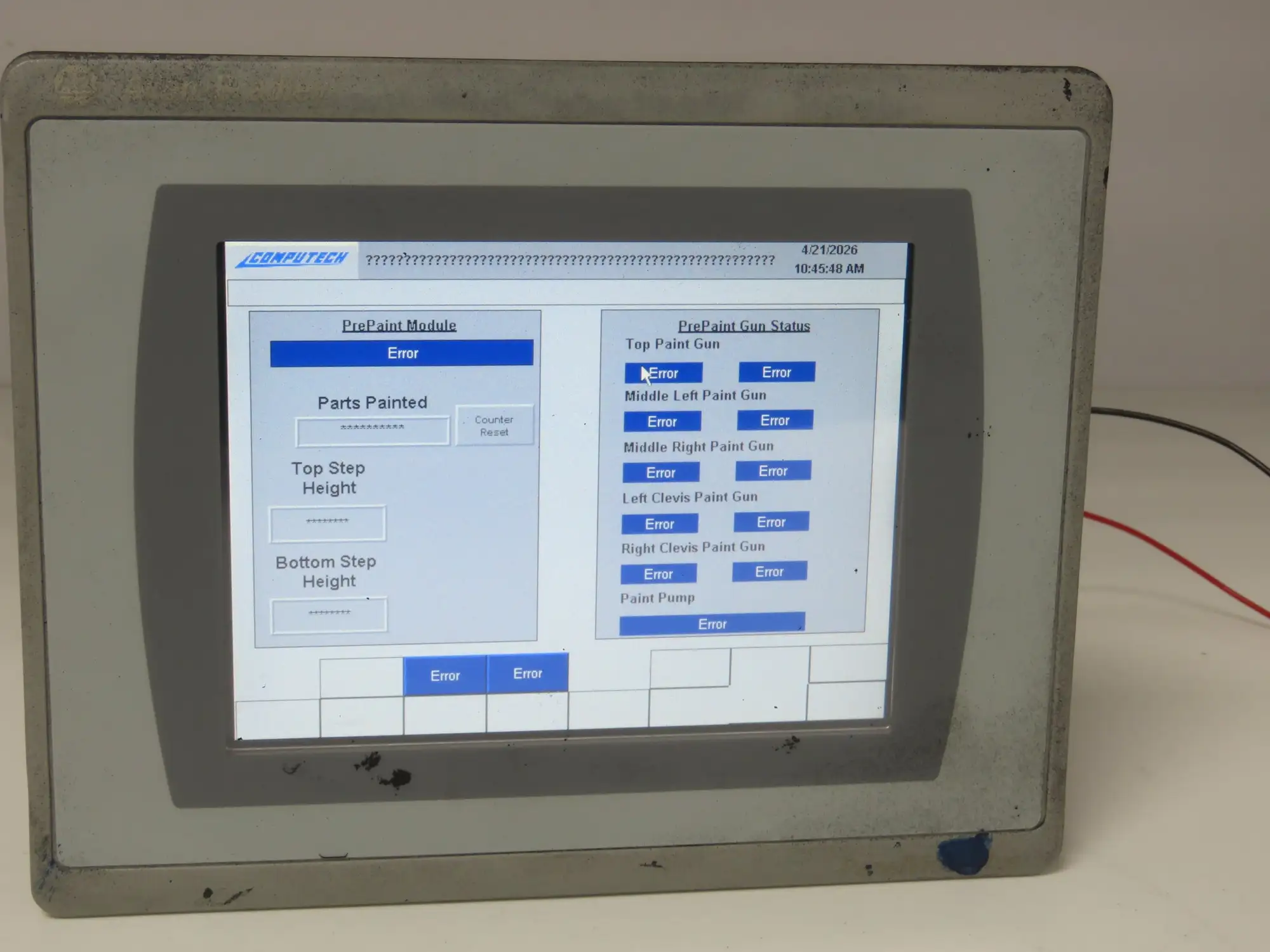 Allen Bradley 2711P-T7C21D8S PanelView Plus 7 Touch Screen Control HMI 24VDC